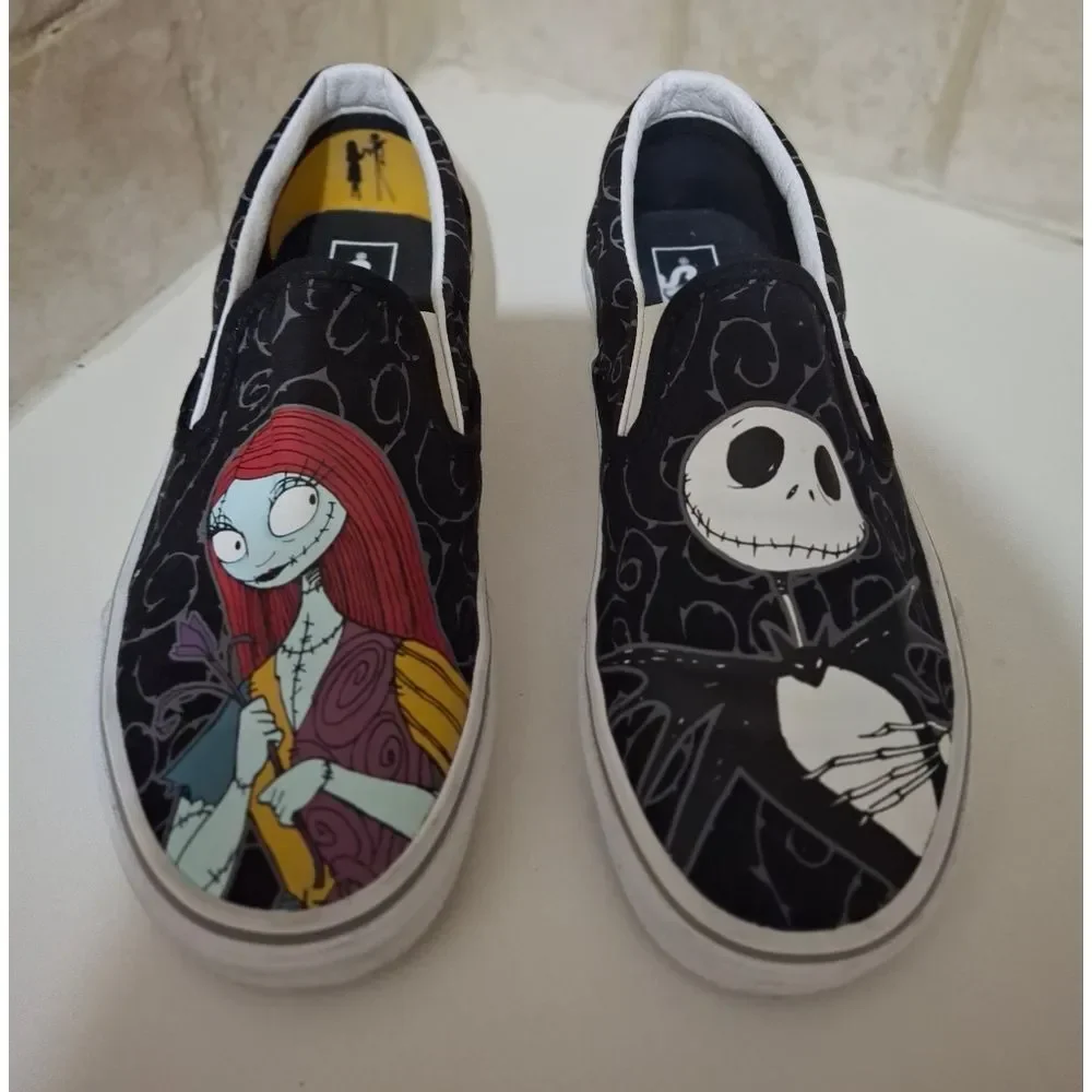 Nightmare Before Christmas VANS Shoes Jack & Sally Size 6